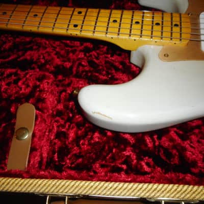 Scarecrow Guitars 1956 Mary Kay Stratocaster Tribute Fender Licensed neck and all fender electronics and hardware 2024 - Blonde (light Relic) image 4