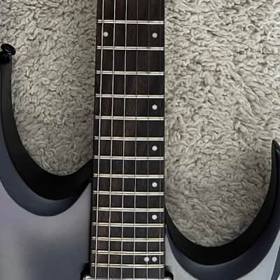 Mint Ibanez RGD61 BAM Solid Body Electric Guitar, Black Aurora Burst Matte Finish image 5
