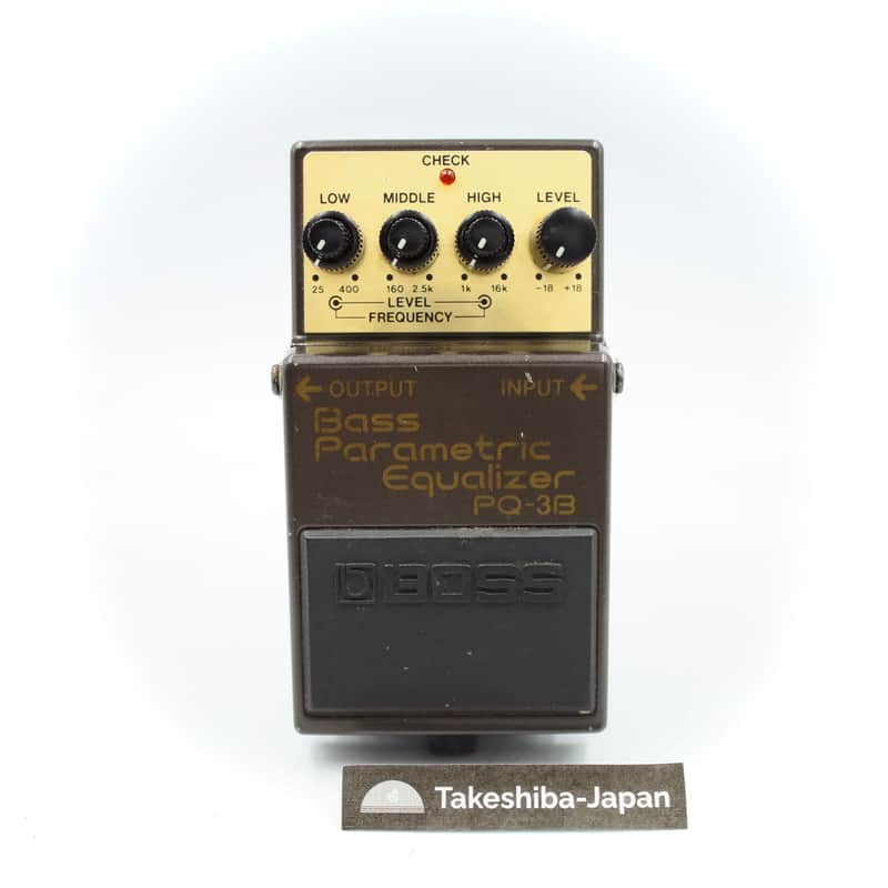 Boss PQ-3B Bass Parametric Equalizer (Silver Label)
