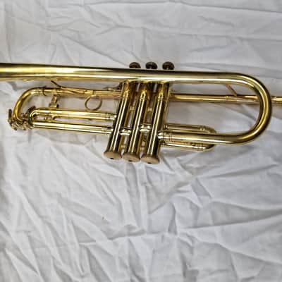 Couesnon Raw Brass Bb Trumpet Circa 1970's with original case & mouthpiece image 10