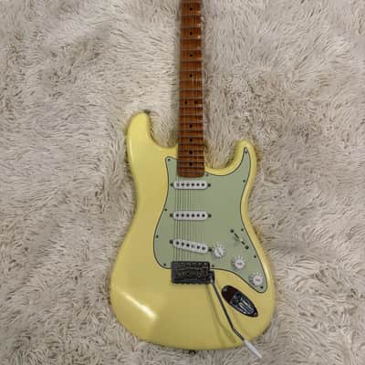 Partscaster Nitro Vintage White, Mark&Jenny, Warmoth, Dimarzio 2000's - Nitro Vintage White image 1