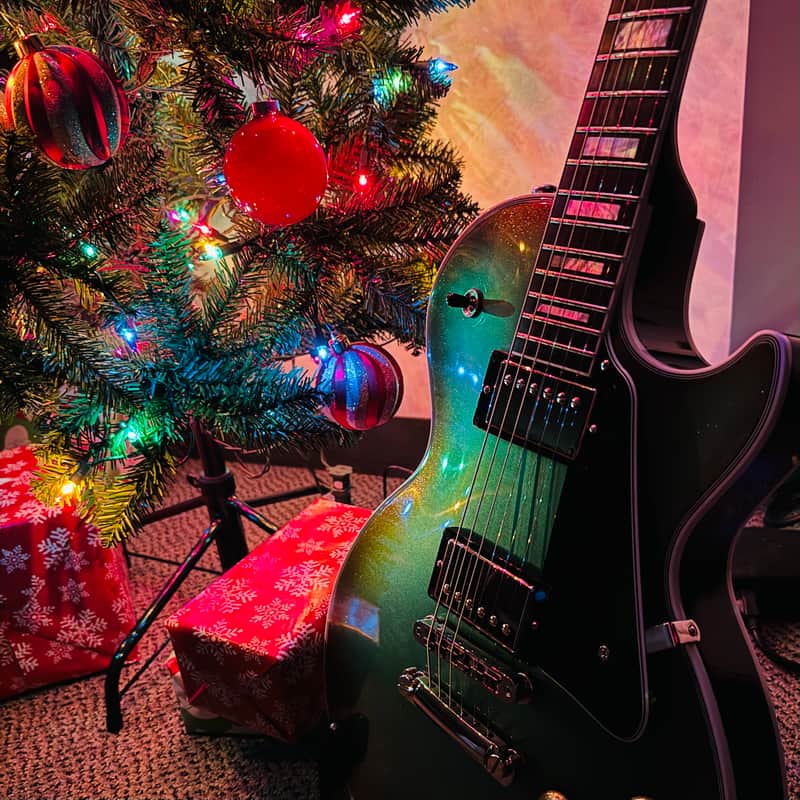 Gibson Les Paul Custom - Vintage Holiday -🎄🎅🏻2021  * MOD COLLECTION * CHRISTMAS image 1