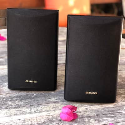 Nice Aiwa SX-AV2000 Surround Satellite Bookshelf Speakers Pair. Tested Working! Nice Aiwa SX-AV2000 Surround Satellite Bookshelf Speakers Pair. Tested Working! image 3