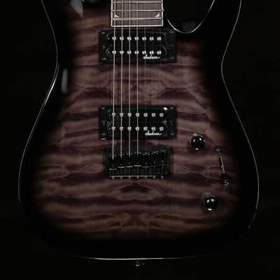 Jackson JS Series Dinky Arch Top JS22Q-7 DKA HT Amaranth Fingerboard Transparent Black Burst (819) image 3