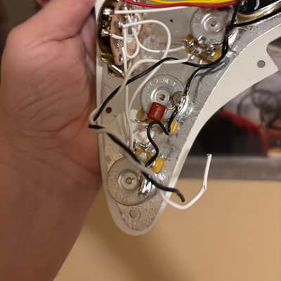 Fender Tex-Mex loaded pickguard 2008 - White image 3