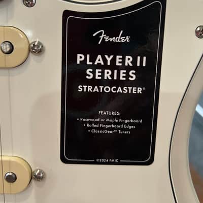 Fender Player II Stratocaster 2024 - White Blonde, Rosewood Fingerboard/ 7lbs. 0.9oz.  #MXS24045422 image 5