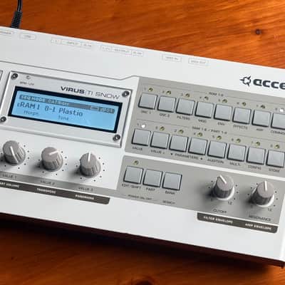 Access Virus TI Snow Desktop Digital Synthesizer 2010s - White image 5