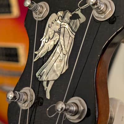 1930s Bacon Banjo Company B&D Tenor Banjo Unsure Of Model Custom Headstock Inlay Plays Excellent image 11