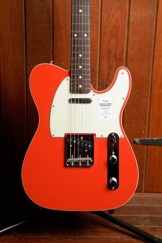 Fender Made in Japan Traditional '60s Telecaster Custom Fiesta Red Electric Guitar image 1