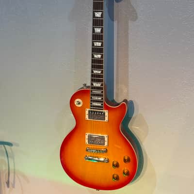 Epiphone Les Paul 1960 Tribute 2009-2010 - Faded Cherry Sunburst image 2