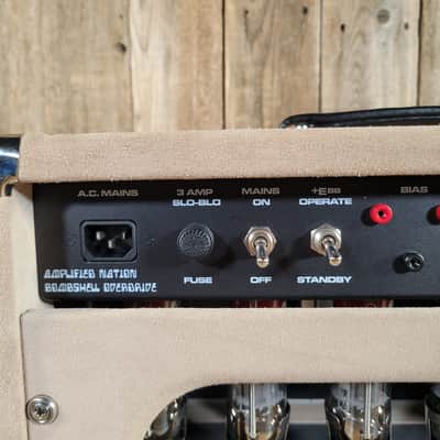 Amplified Nation Bombshell Overdrive 100w Head 2022 - Ivory Suede image 11