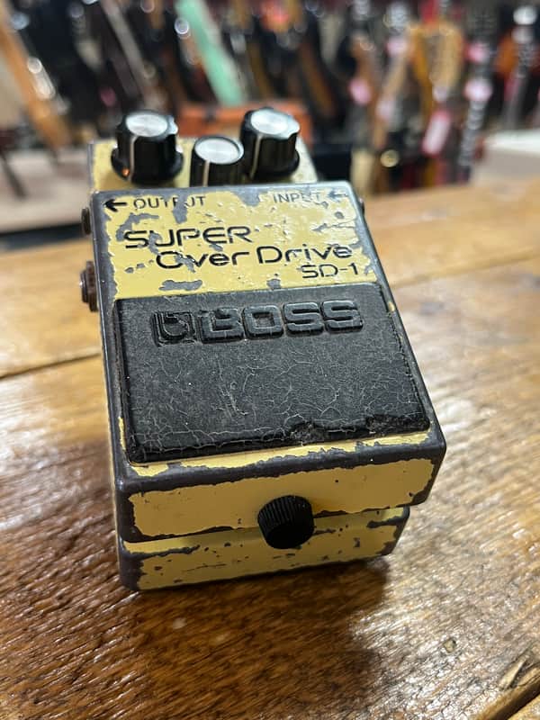 BOSS SD-1 1983年製 made in japan vintage Boss Super Overdrive Sd-1, 1983 vintage! #bosssd1 #boss #bosspedal