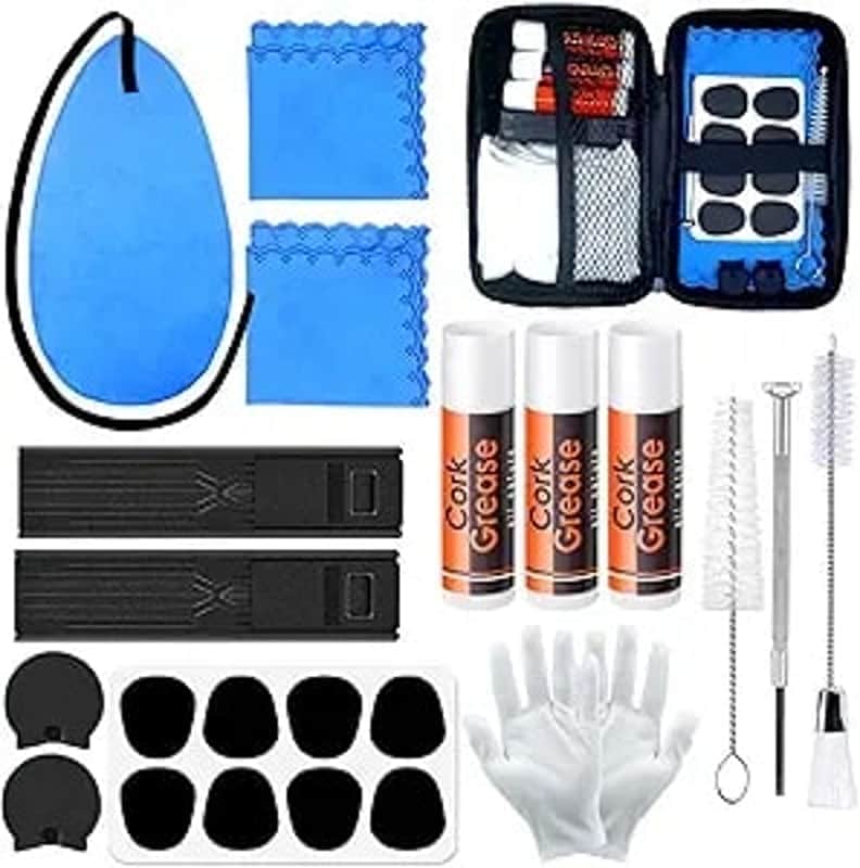 Clarinet Cleaning Kit with Case, Saxophone Cleaning Kit, Clarinet & Saxophone Care Kit, Maintenance Kit with Case for Wind & Woodwind Instrument image 1