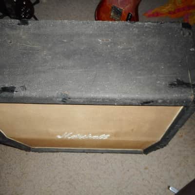 Vintage 1960s Marshall 4x12 Basketweave Guitar Amp Cabinet *Mournblade* image 5