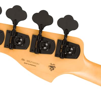 FENDER - Limited Edition Player Fusion Precision Bass HH Ebony Fingerboard Black - 0142841306 image 5