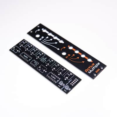 Active Multiple / PCB & Front Panel / Eurorack / DIY Synth / CV distributor image 2