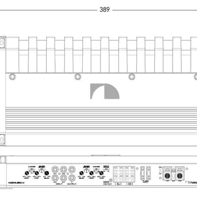 Nakamichi - NGXA80.4 - 2000-Watt Max 4-Channel Bridgeable Class AB Amplifier image 4