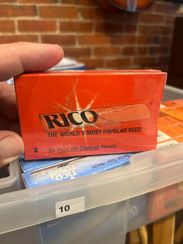 Rico 25 Rico Eb Clarinet Reeds #2 2025 - Wood image 1