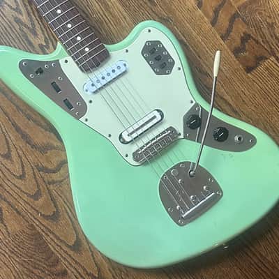 2005 Fender American Vintage ‘62 Jaguar (Lollar Pickups) - Surf Green image 2