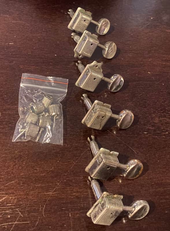 Kluson Tuners Single Line Fender - chrome image 1