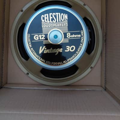 Celestion G12 Vintage 30 12" 60-Watt 8ohm Guitar Amp Speaker 2020s - White image 1