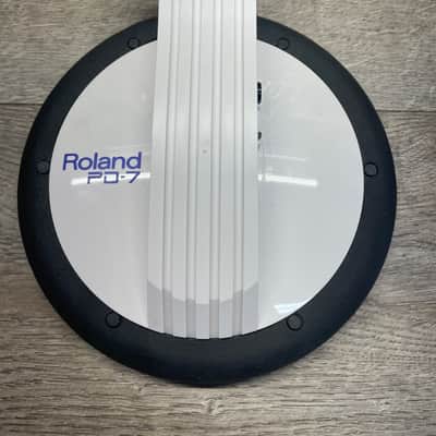 Roland PD-7 V-Pad 7" Dual Trigger Drum Pad w/ Roland MDH-6U Rack Mount & L Bar image 5