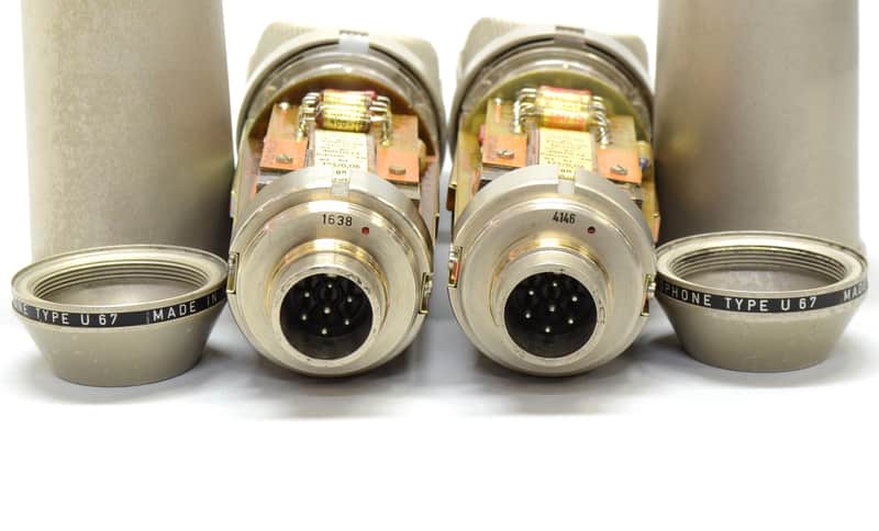 Neumann U 67 Large Diaphragm Multipattern Tube Condenser Microphone Pair image 5