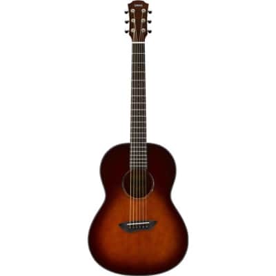 Yamaha CSF1M-TBS - Parlor Size Acoustic Electric Guitar - Tobacco Sunburst image 4