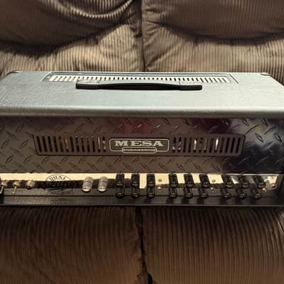 Mesa Boogie Dual Rectifier 3ch Solo Head *RARE Chrome Chassis Black Face Version* (MADE IN USA) image 2