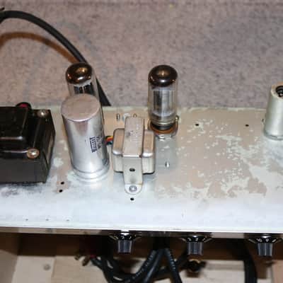 Vintage Fender Silverface Champ Tube Amp Chassis - Fully Working - No Tariffs image 12