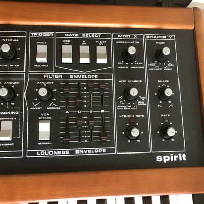 RARE Vintage 1983 Crumar Spirit — Bob Moog Designed Masterpiece — Gorgeous Cosmetics, Complete w/ Original Leather Case image 22