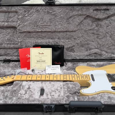 Fender Telecaster Left-Handed, Lefty, Made in USA, Fender Mod Shop 2021 - Vintage Blonde image 3