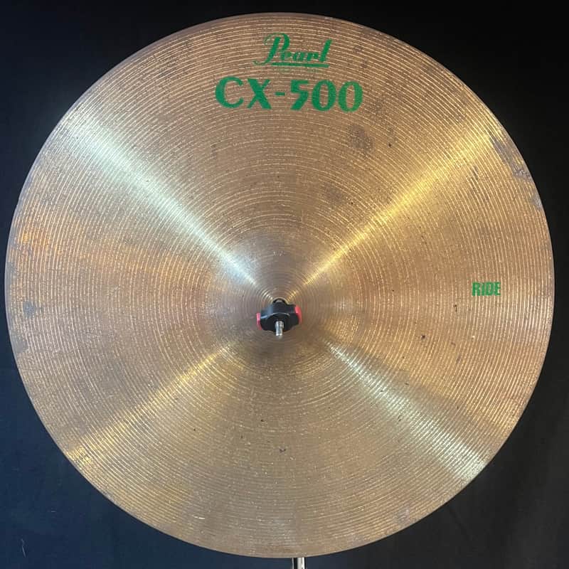 Pearl CX-500 1980sPre-Owned Pearl CX-500 20" Ride Cymbal – Classic 1980s image 1