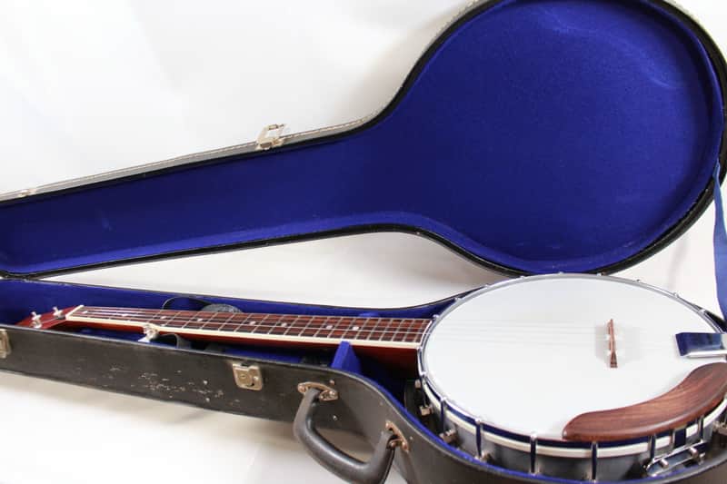 Vintage 1970's Pirles FB-2R 5 String Banjo w/ Case & Strap | Reverb