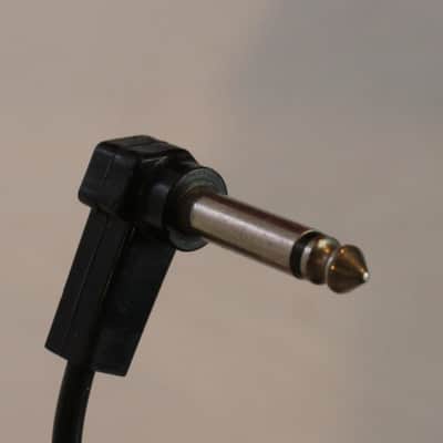Vintage Italian Instrument Cable Mono 1/4" Male to Curved Mono 1/4" Male image 2