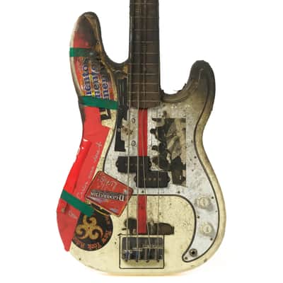 Burnt Fender Precision Bass Owned by Mike Dirnt
