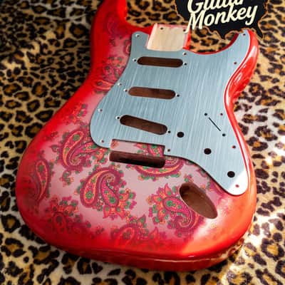 Guitar Monkey Stratocaster 2025 - Black Paisley image 18