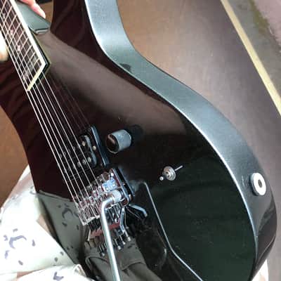 1987 MIJ By ESP Kramer Bluesbreaker 308, Metallic Gun Metal Grey, OFR, Gig Bag image 16