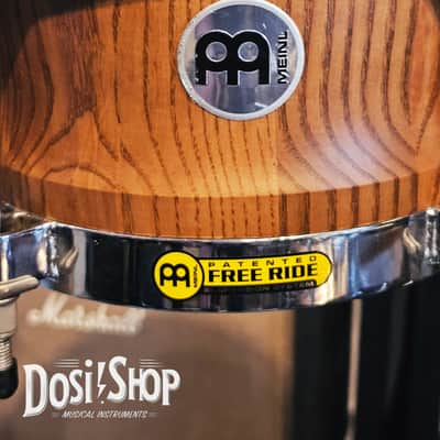 Meinl WB500ZFA-M Free Ride Series Woodcraft Bongos - Zebra Finished Ash image 4