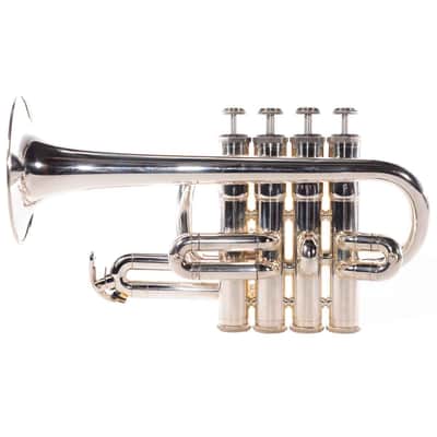 Yamaha YTR-6810S Piccolo Trumpet Silver USED image 3
