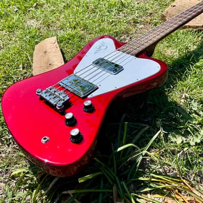 Gibson Non Reverse Thunderbird Bass Guitar 2022 - Sparkling Burgundy image 11