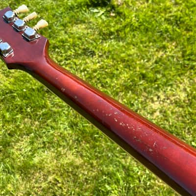 RARE 1973 Greco EG-360S Les Paul "Tobacco Burst" Pancake Body + Nylon Saddles + Alnico 2 Humbuckers (PRE-SERIAL MIJ MADE IN JAPAN Lawsuit Era) + GIG BAG image 21
