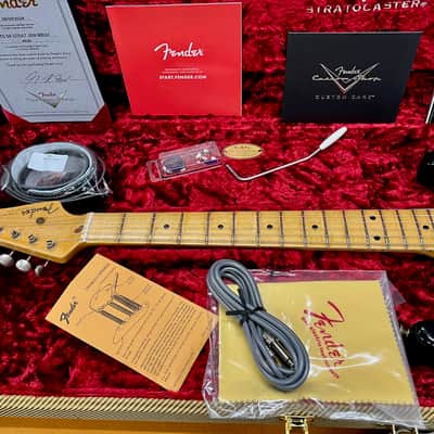 Fender 1954 Fender Stratocaster 70th Anniversary Limited Edition Journeyman Relic Greg Fessler Masterbuilt 2025 - Journey Relic Sunburst image 13