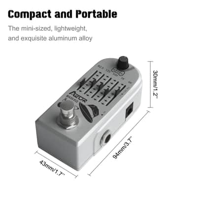 Brand New 5 Band Bass EQ Pedal Equalizer Effects Pedal for Electric Bass True Bypass Al... image 2