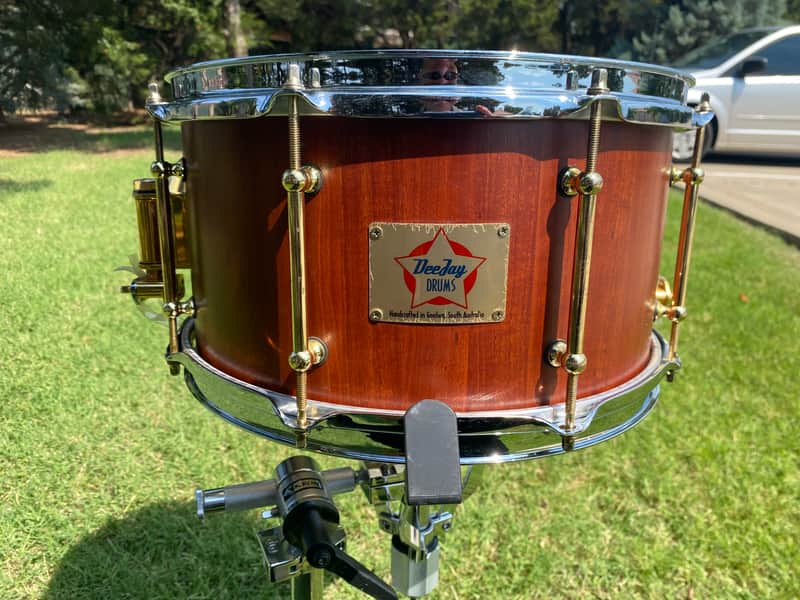 Dee Jay 13x7 Jarrah Stave Snare Drum image 1