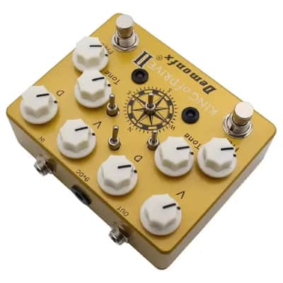 Demonfx KING of DRIVE II V4 Overdrive + Distortion PRO Dual Guitar FX Pedal US SHIP image 7