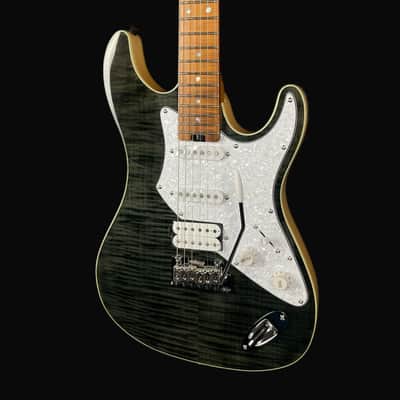 Aria Pro II Hot Rod Collection 714-MK2 Fullerton Black Diamond Electric Guitar image 2