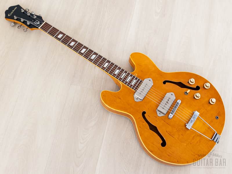 1981 Epiphone Casino Vintage Guitar Natural, Near-Mint w/ Case