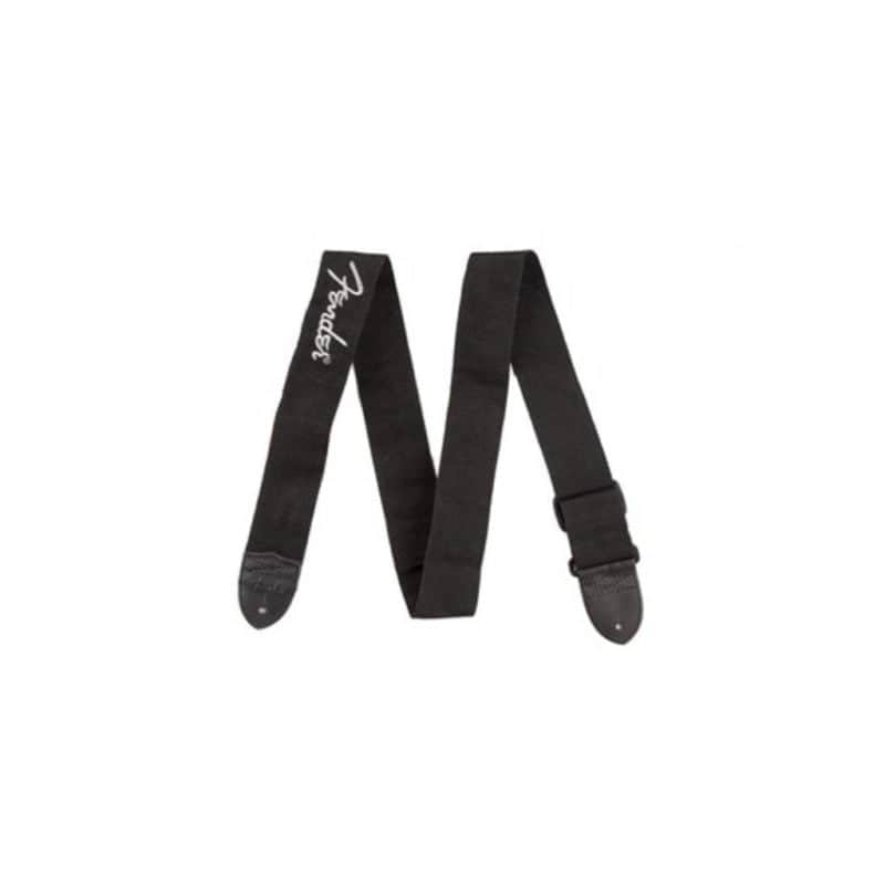 FENDER Strap Black/White Polyester Tracolla image 1