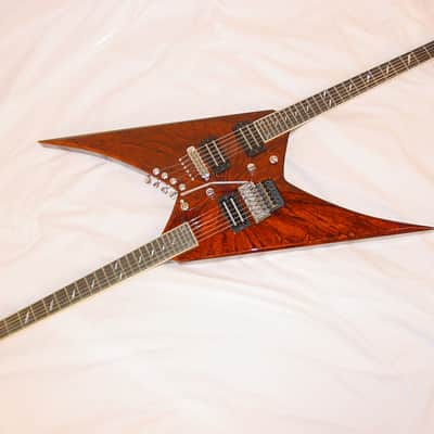 Jackson USA  Custom Shop NAMM Rhoads Doubleguitar, 1 of 1, ultra rare Root Beer Swirl image 1